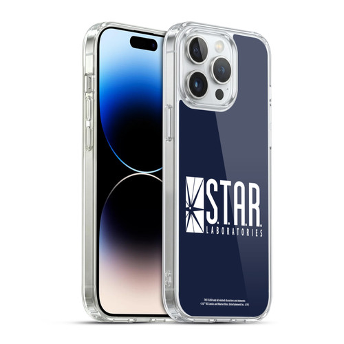 The Flash TV Series Logos Star Labs Soft Gel Case for Apple iPhone 14 Pro Max & MagSafe