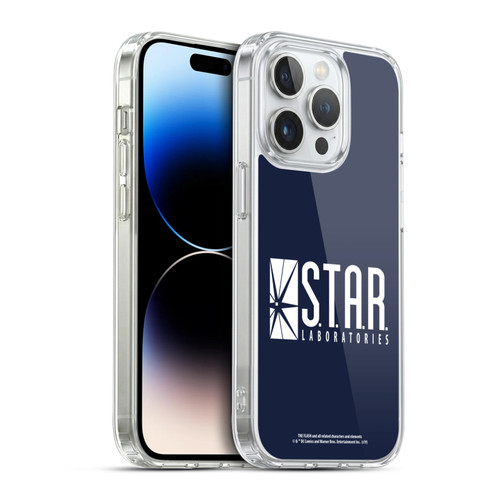 The Flash TV Series Logos Star Labs Soft Gel Case for Apple iPhone 14 Pro & MagSafe