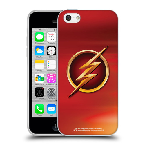 The Flash TV Series Logos Red Soft Gel Case for Apple iPhone 5c