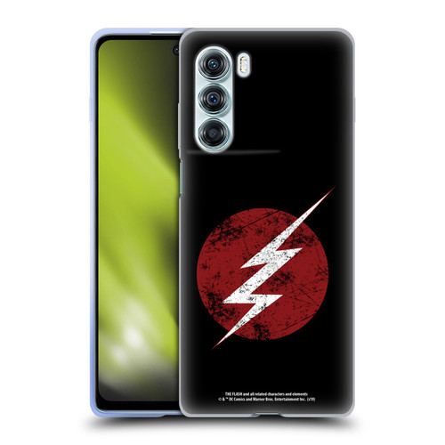 The Flash TV Series Logos Distressed Look Soft Gel Case for Motorola Edge S30 / Moto G200 5G