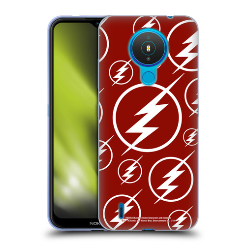 The Flash TV Series Logos Pattern Soft Gel Case for Nokia 1.4