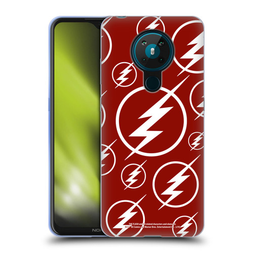 The Flash TV Series Logos Pattern Soft Gel Case for Nokia 5.3