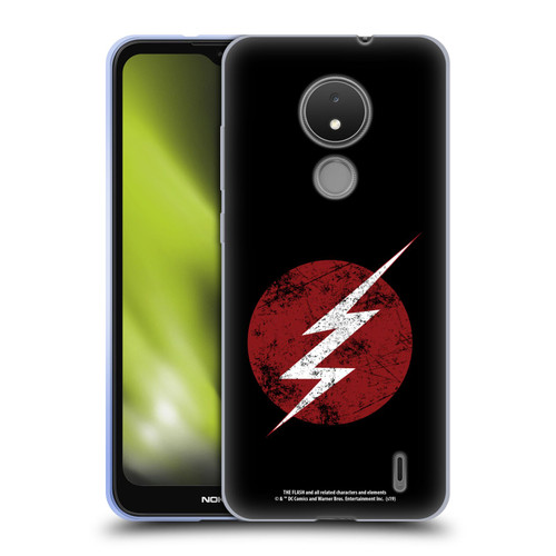 The Flash TV Series Logos Distressed Look Soft Gel Case for Nokia C21