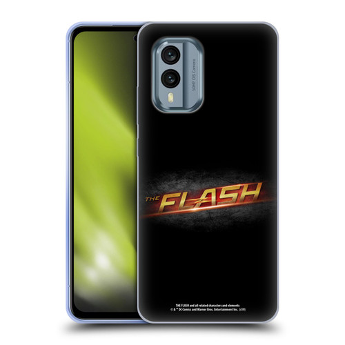 The Flash TV Series Logos Black Soft Gel Case for Nokia X30