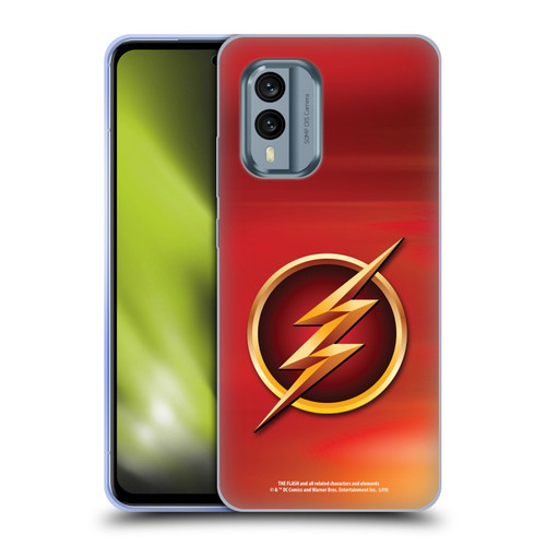 The Flash TV Series Logos Red Soft Gel Case for Nokia X30