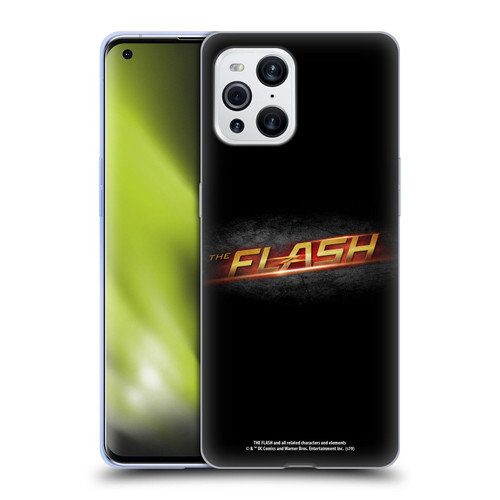 The Flash TV Series Logos Black Soft Gel Case for OPPO Find X3 / Pro