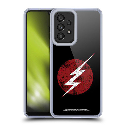 The Flash TV Series Logos Distressed Look Soft Gel Case for Samsung Galaxy A33 5G (2022)