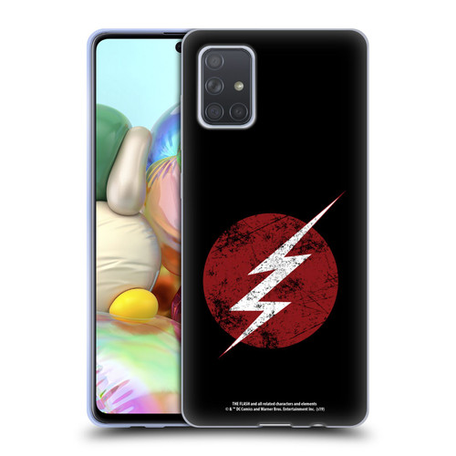 The Flash TV Series Logos Distressed Look Soft Gel Case for Samsung Galaxy A71 (2019)