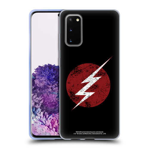 The Flash TV Series Logos Distressed Look Soft Gel Case for Samsung Galaxy S20 / S20 5G
