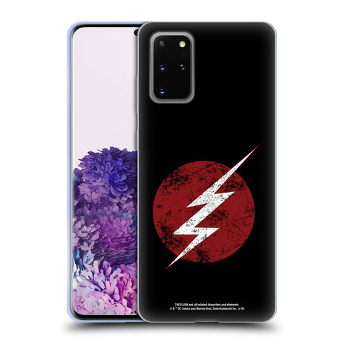 The Flash TV Series Logos Distressed Look Soft Gel Case for Samsung Galaxy S20+ / S20+ 5G