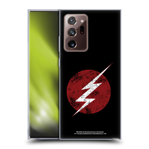 The Flash TV Series Logos Distressed Look Soft Gel Case for Samsung Galaxy Note20 Ultra / 5G