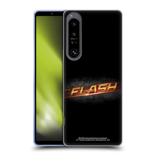 The Flash TV Series Logos Black Soft Gel Case for Sony Xperia 1 IV