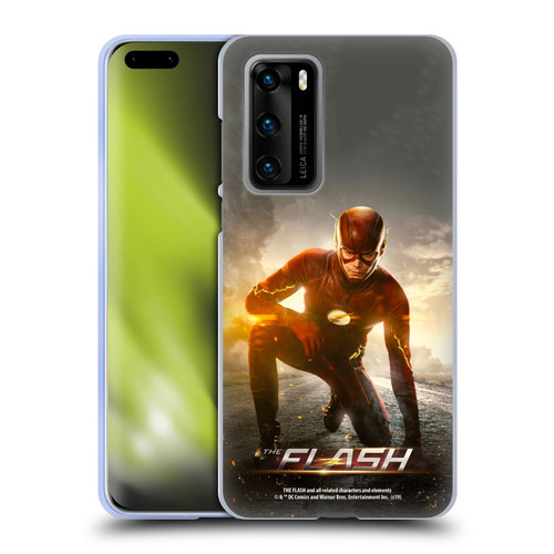 The Flash TV Series Poster Barry Kneel Pose Soft Gel Case for Huawei P40 5G