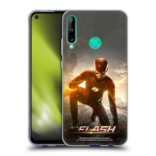 The Flash TV Series Poster Barry Kneel Pose Soft Gel Case for Huawei P40 lite E