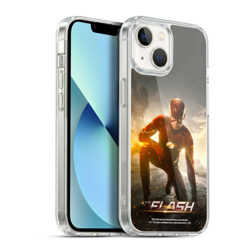 The Flash TV Series Poster Barry Kneel Pose Soft Gel Case for Apple iPhone 13