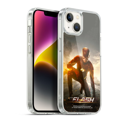 The Flash TV Series Poster Barry Kneel Pose Soft Gel Case for Apple iPhone 14 Plus