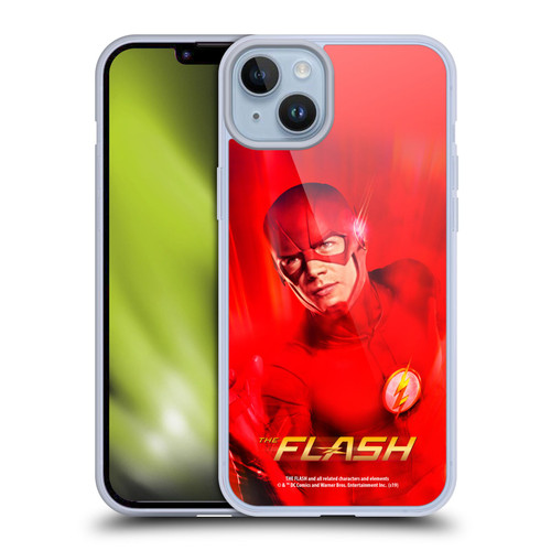 The Flash TV Series Poster Barry Red Soft Gel Case for Apple iPhone 14 Plus