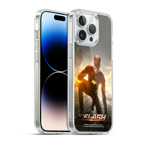 The Flash TV Series Poster Barry Kneel Pose Soft Gel Case for Apple iPhone 14 Pro Max