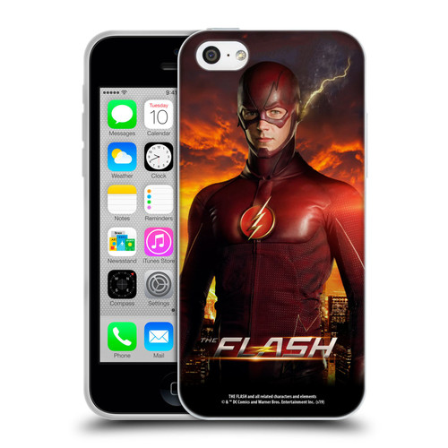 The Flash TV Series Poster Barry Stand Pose Soft Gel Case for Apple iPhone 5c