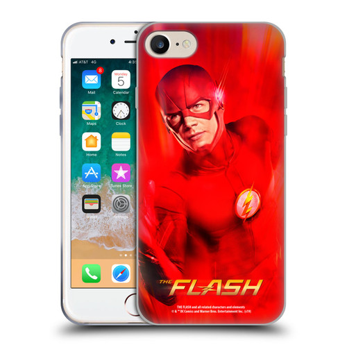 The Flash TV Series Poster Barry Red Soft Gel Case for Apple iPhone 7 / 8 / SE 2020 & 2022