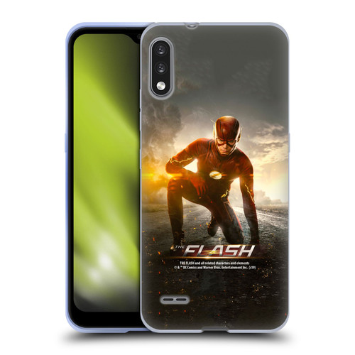 The Flash TV Series Poster Barry Kneel Pose Soft Gel Case for LG K22