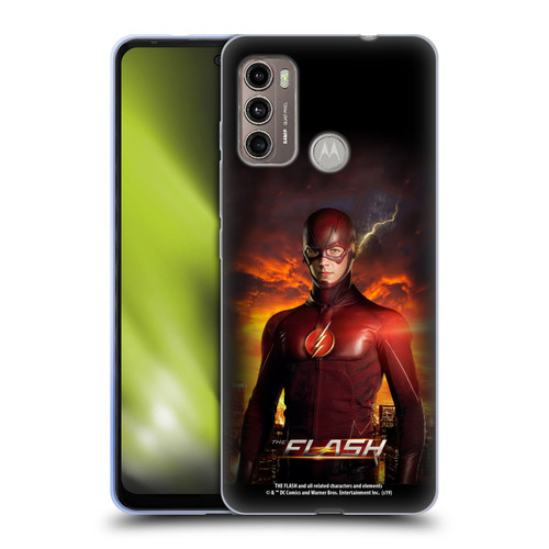 The Flash TV Series Poster Barry Stand Pose Soft Gel Case for Motorola Moto G60 / Moto G40 Fusion