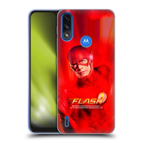 The Flash TV Series Poster Barry Red Soft Gel Case for Motorola Moto E7 Power / Moto E7i Power