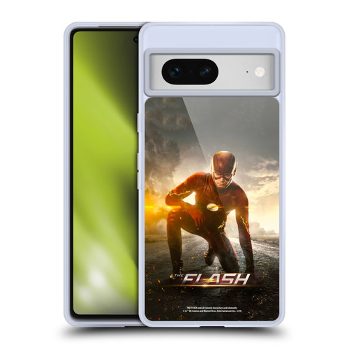 The Flash TV Series Poster Barry Kneel Pose Soft Gel Case for Google Pixel 7