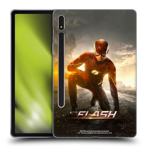 The Flash TV Series Poster Barry Kneel Pose Soft Gel Case for Samsung Galaxy Tab S8