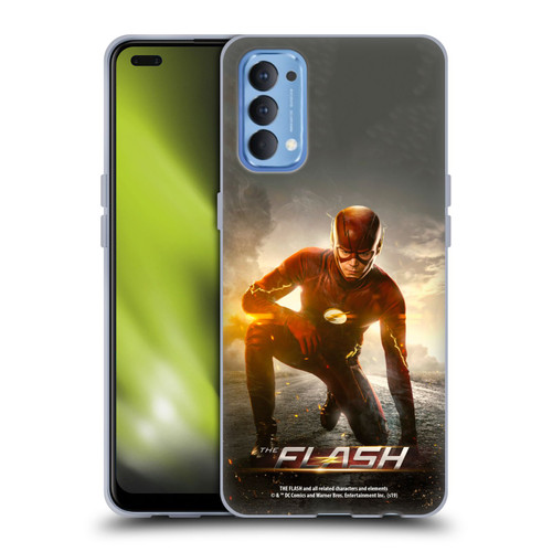 The Flash TV Series Poster Barry Kneel Pose Soft Gel Case for OPPO Reno 4 5G