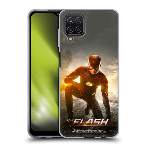 The Flash TV Series Poster Barry Kneel Pose Soft Gel Case for Samsung Galaxy A12 (2020)
