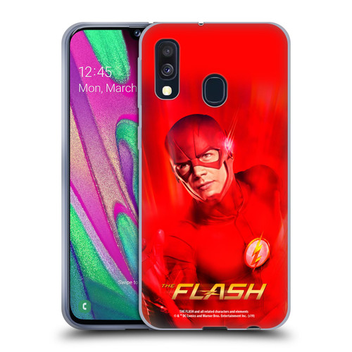 The Flash TV Series Poster Barry Red Soft Gel Case for Samsung Galaxy A40 (2019)