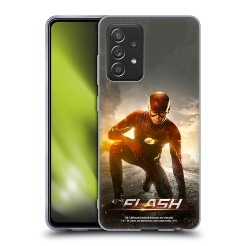 The Flash TV Series Poster Barry Kneel Pose Soft Gel Case for Samsung Galaxy A52 / A52s / 5G (2021)