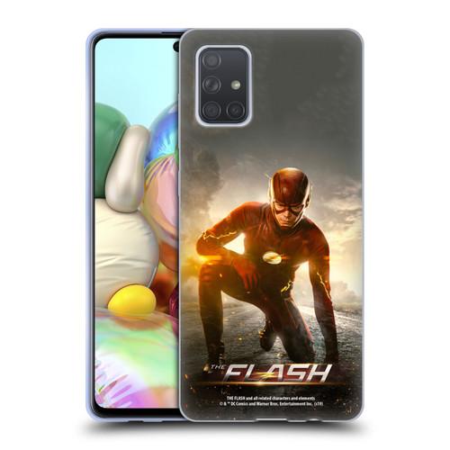 The Flash TV Series Poster Barry Kneel Pose Soft Gel Case for Samsung Galaxy A71 (2019)