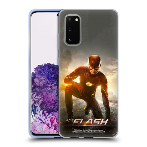 The Flash TV Series Poster Barry Kneel Pose Soft Gel Case for Samsung Galaxy S20 / S20 5G