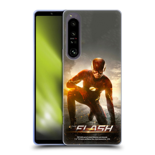 The Flash TV Series Poster Barry Kneel Pose Soft Gel Case for Sony Xperia 1 IV