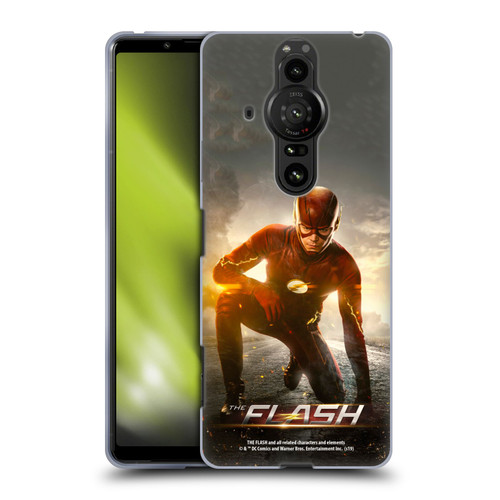 The Flash TV Series Poster Barry Kneel Pose Soft Gel Case for Sony Xperia Pro-I