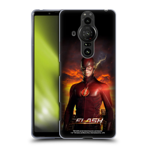The Flash TV Series Poster Barry Stand Pose Soft Gel Case for Sony Xperia Pro-I