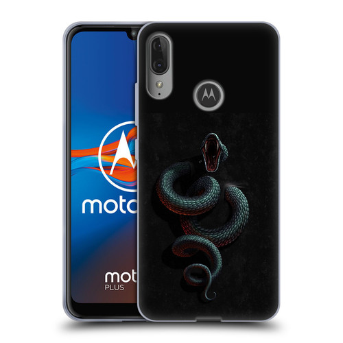 Christos Karapanos Horror 2 Serpent Within Soft Gel Case for Motorola Moto E6 Plus