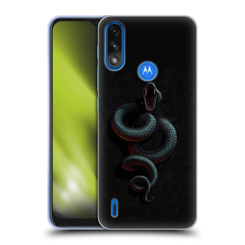 Christos Karapanos Horror 2 Serpent Within Soft Gel Case for Motorola Moto E7 Power / Moto E7i Power