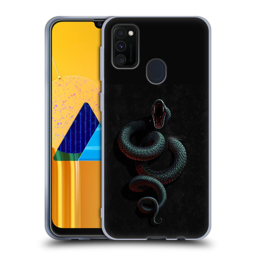 Christos Karapanos Horror 2 Serpent Within Soft Gel Case for Samsung Galaxy M30s (2019)/M21 (2020)