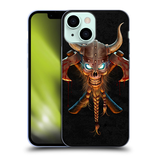 Christos Karapanos Horror 4 Viking Soft Gel Case for Apple iPhone 13 Mini