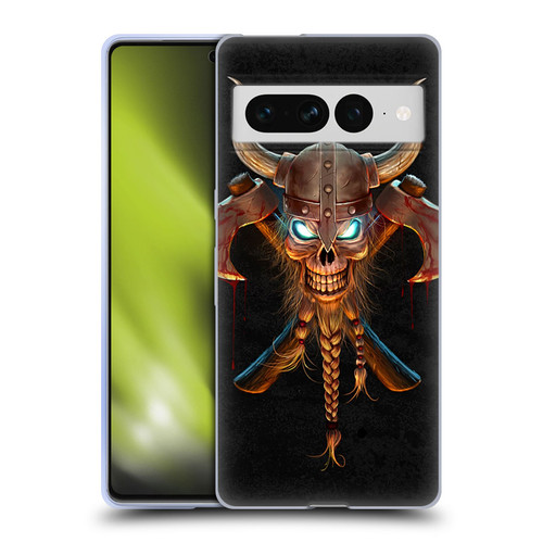 Christos Karapanos Horror 4 Viking Soft Gel Case for Google Pixel 7 Pro