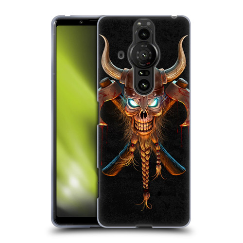Christos Karapanos Horror 4 Viking Soft Gel Case for Sony Xperia Pro-I