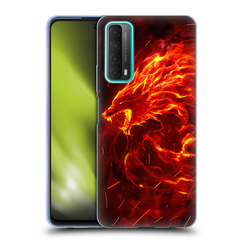 Christos Karapanos Mythical Art Wolf Spirit Soft Gel Case for Huawei P Smart (2021)