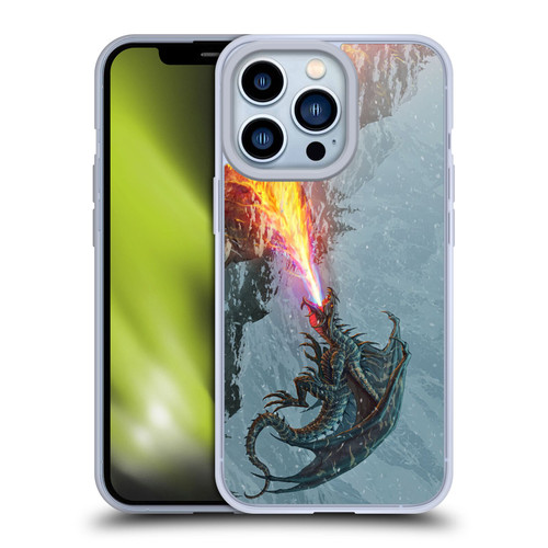 Christos Karapanos Mythical Art Power Of The Dragon Flame Soft Gel Case for Apple iPhone 13 Pro