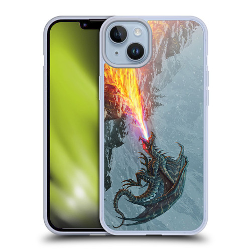 Christos Karapanos Mythical Art Power Of The Dragon Flame Soft Gel Case for Apple iPhone 14 Plus