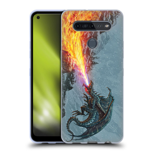 Christos Karapanos Mythical Art Power Of The Dragon Flame Soft Gel Case for LG K51S