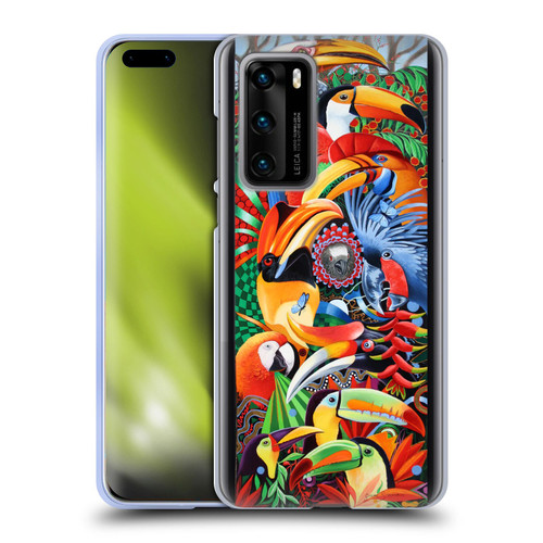 Graeme Stevenson Assorted Designs Birds 2 Soft Gel Case for Huawei P40 5G