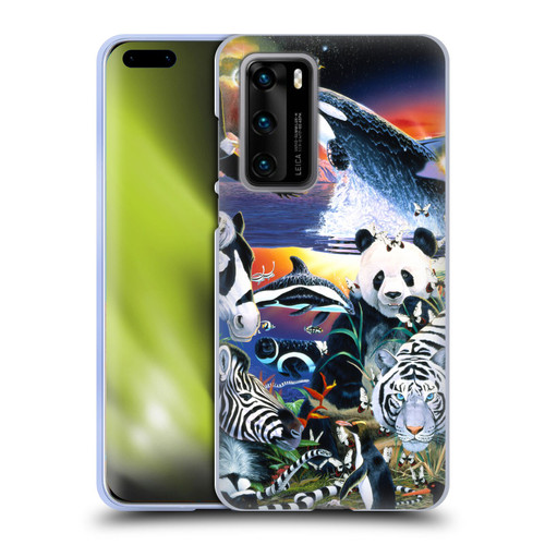 Graeme Stevenson Assorted Designs Animals Soft Gel Case for Huawei P40 5G